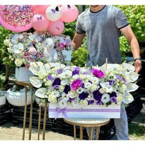 ارسال دسته گل برای تولد بچه دوقلو 4385