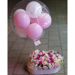 ارسال دسته گل برای تولد کودک 5 ماهه دختر 4558