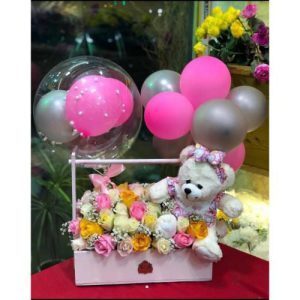 ارسال دسته گل برای تبریک تولد بچه ی برادرزاده 4450