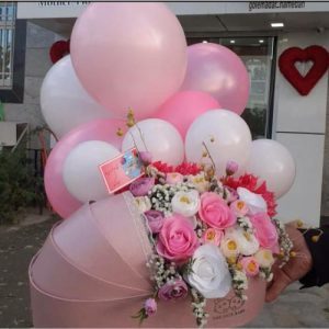 ارسال دسته گل برای تولد کودک 4 ماهه دختر 4555