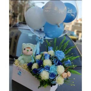 ارسال دسته گل برای تبریک تولد نوزاد پسر 4440