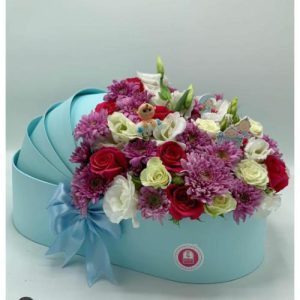 ارسال دسته گل برای تبریک تولد نوزاد پسر عمو 4481