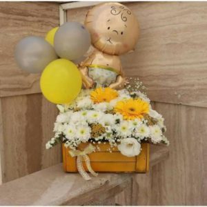 رسال دسته گل برای تولد بچه شهریوری 4428