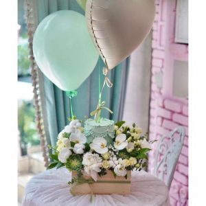 ارسال دسته گل برای تبریک تولد نوزاد به پدر و مادرش 4621