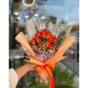 ارسال دسته گل برای تبریک قدم نو رسیده صمیمی 4355