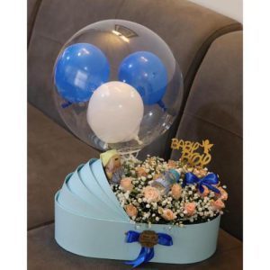 ارسال دسته گل برای 6 ماهگی نوزاد دوقلو 4737