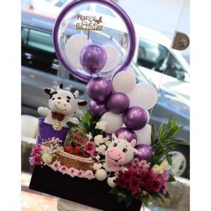 ارسال دسته گل برای 2 ماهگی نوزاد دوقلو 4740