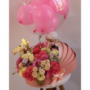 ارسال دسته گل برای جشن تعیین جنسیت بچه دوم 4794