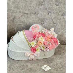 ارسال دسته گل برای تولد کودک 2 ماهه پسر 4551