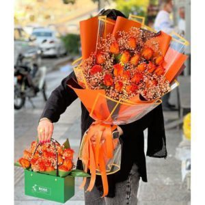 ارسال دسته گل برای تبریک زایمان سه قلو 4495