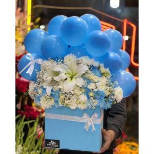 ارسال دسته گل برای تولد کودک 11 ماهه پسر 4570
